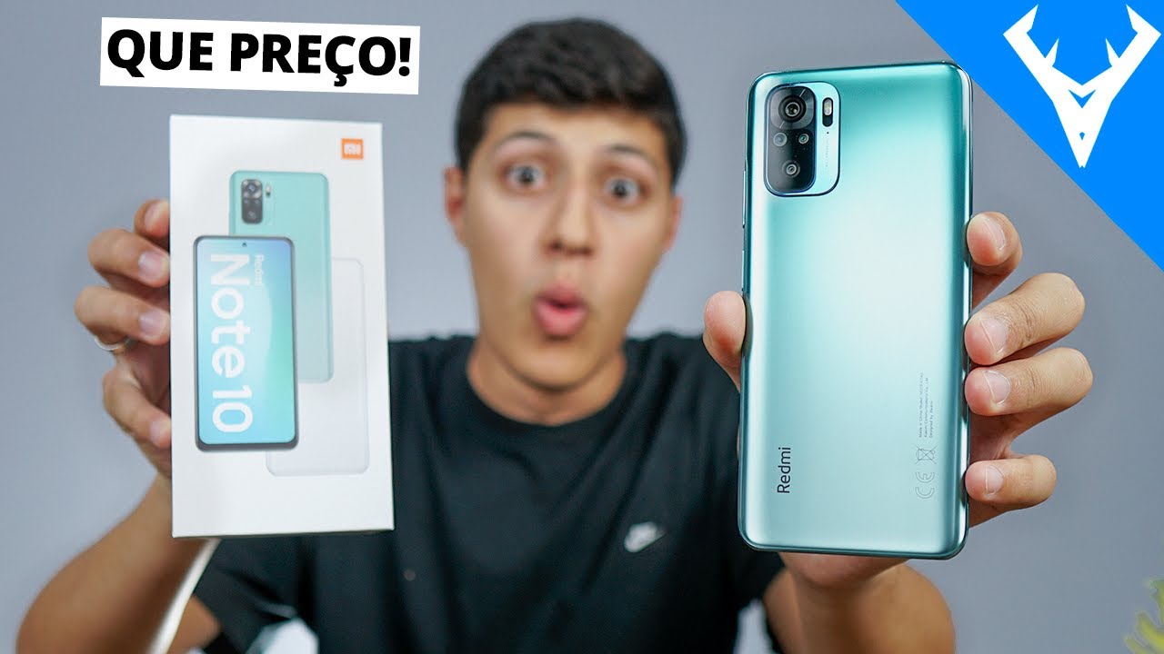 CHEGOU! Xiaomi REDMI NOTE 10 ESTÁ de CAIR O QUEIXO! SÓ R$999! #UNBOXING -  YouTube