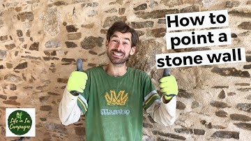 How to point a stone wall