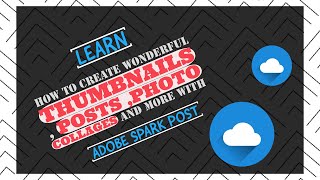 Create stunning posts , thumbnails ,photo collages with Adobe spark post| A brief overview