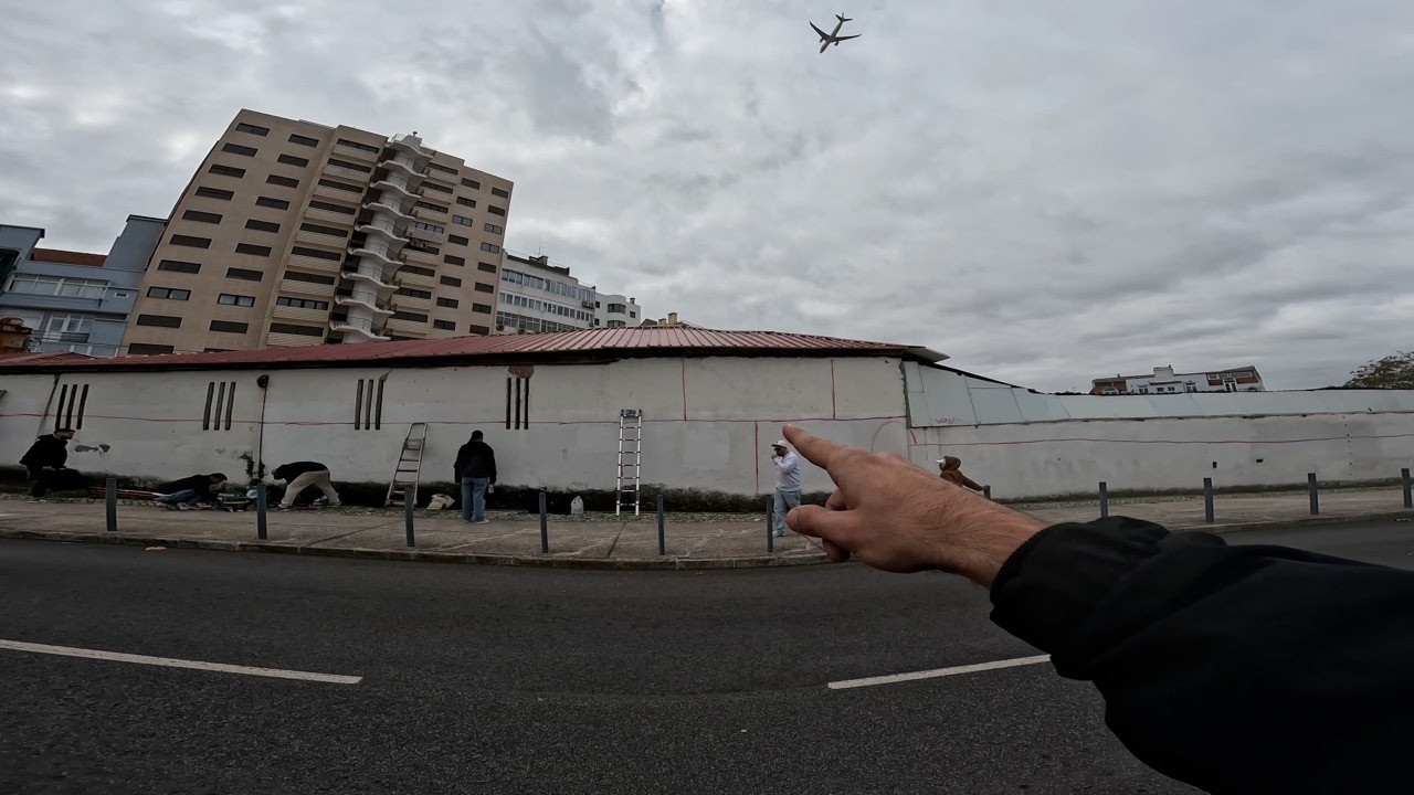 Huge Graffiti Letters Soup in Lisboa, Portugal