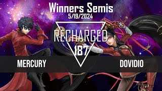 Recharged 187 Winners Semis - Dovidio (Bayonetta) vs Mercury (Joker)