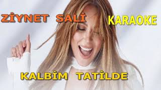 Ziynet Sali - Kalbim Tatilde - Karaoke - (Sözler Ekranda) - 
