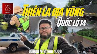 V-STROM 1000 TOUR MĂNG ĐEN - THIÊN LA ĐỊA VÕNG CHỐT GIAO THÔNG, ÁM ẢNH TUYẾN ĐƯỜNG TRÁNH TRÊN QL14