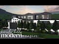 Bloxburg  beverly hills modern mansion  house build