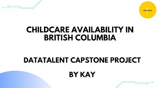 Childcare Availability in British Columbia