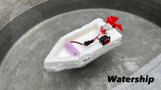 HOW TO MAKE WATERSHIP AT HOME / EASY PROJECT / MINICRAFT / UNDER ₹ 30 #trending #viralvideo #project