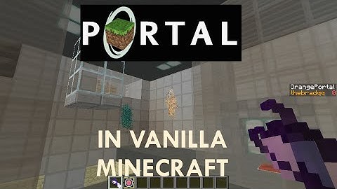 Minecraft Vanilla Portal Gun [1.8]