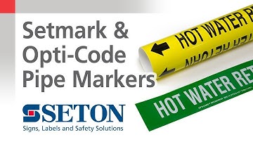 Setmark and Opti-Code Pipe Marker Comparison | Seton Video