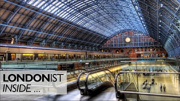 Inside St Pancras Station