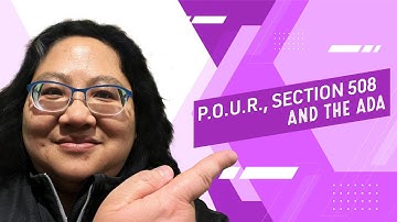 Coding for Beginners: Recap#43—The POUR Principles & Accessibility under the ADA &  Section 508