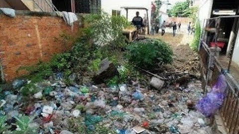 Amazing Update Actions! Filling Land & Delete Garbage Dump By Skills Dozer Pushing Trash Into​ Water