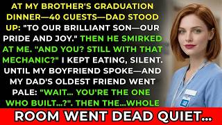 My Family Mocked Me at My Brother's Graduation Dinner—Then His Mentor Recognized My Boyfriend Was…
