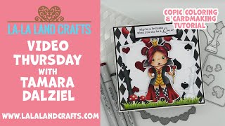 Copic Coloring & Card Making Tutorial of Queen of Hearts Marci