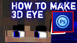 How to Extrude Minecraft Render Eye On Ps Touch (Android)