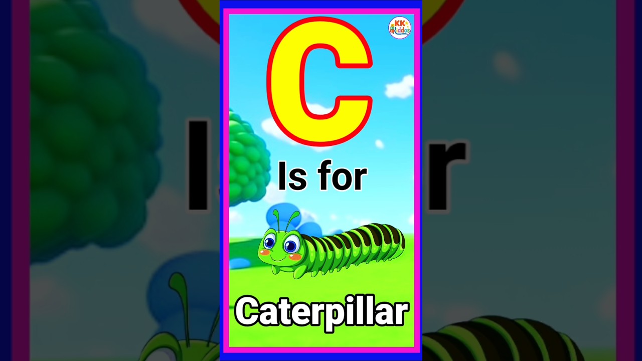 ABC Song 🎶 | Learn Alphabet with Animals | Insect name 🐯 