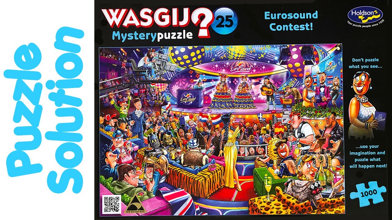 Wasgij Jigsaw Puzzle Solution - Mystery 25 Eurosound Contest!