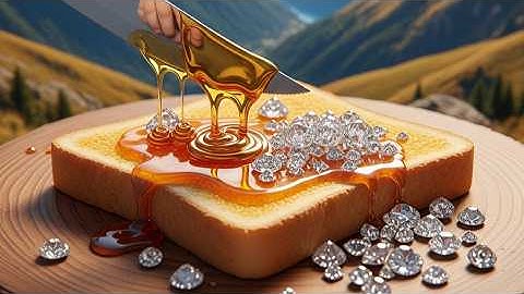 Ai Toast Spread Ai ASMR Spreading Gold Gems