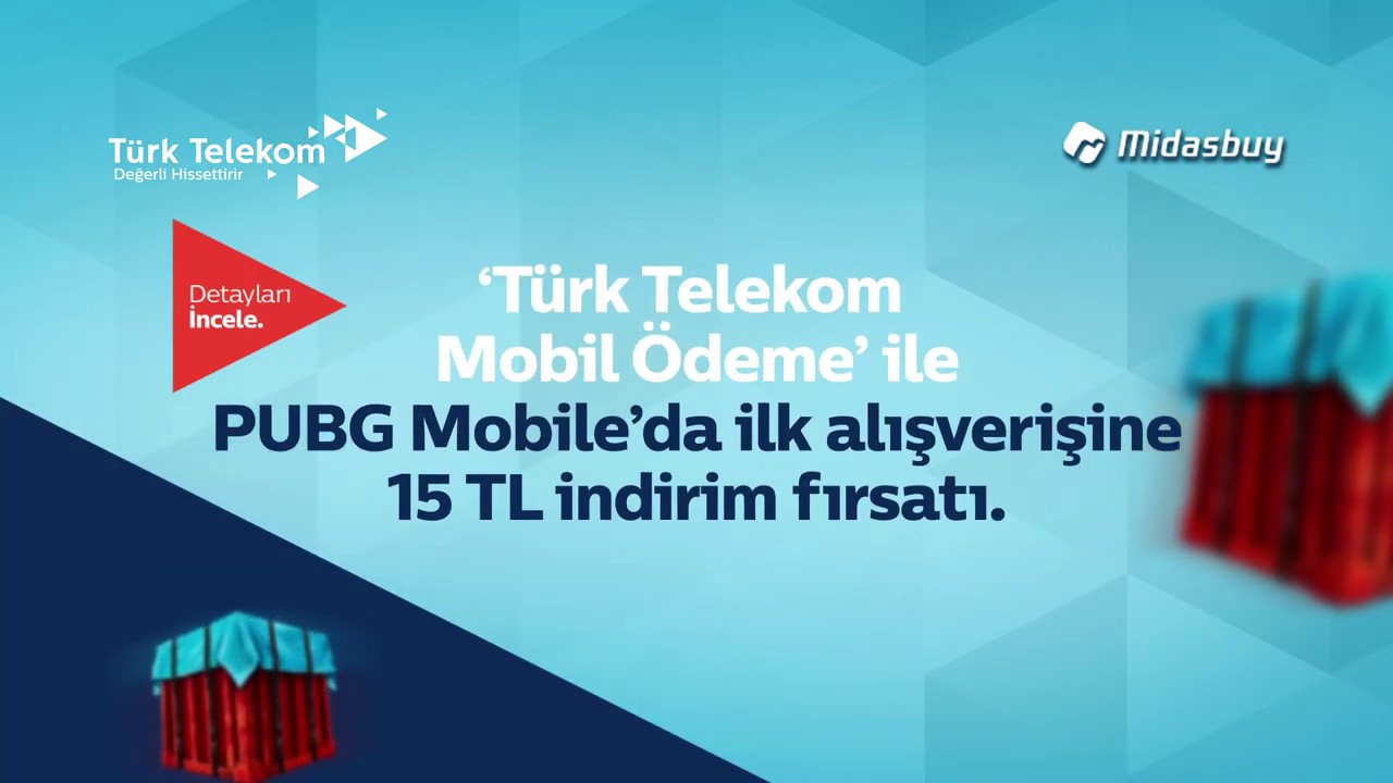 PUBG Mobile'da İlk Alışverişine 15 TL İndirim Fırsatı - YouTube