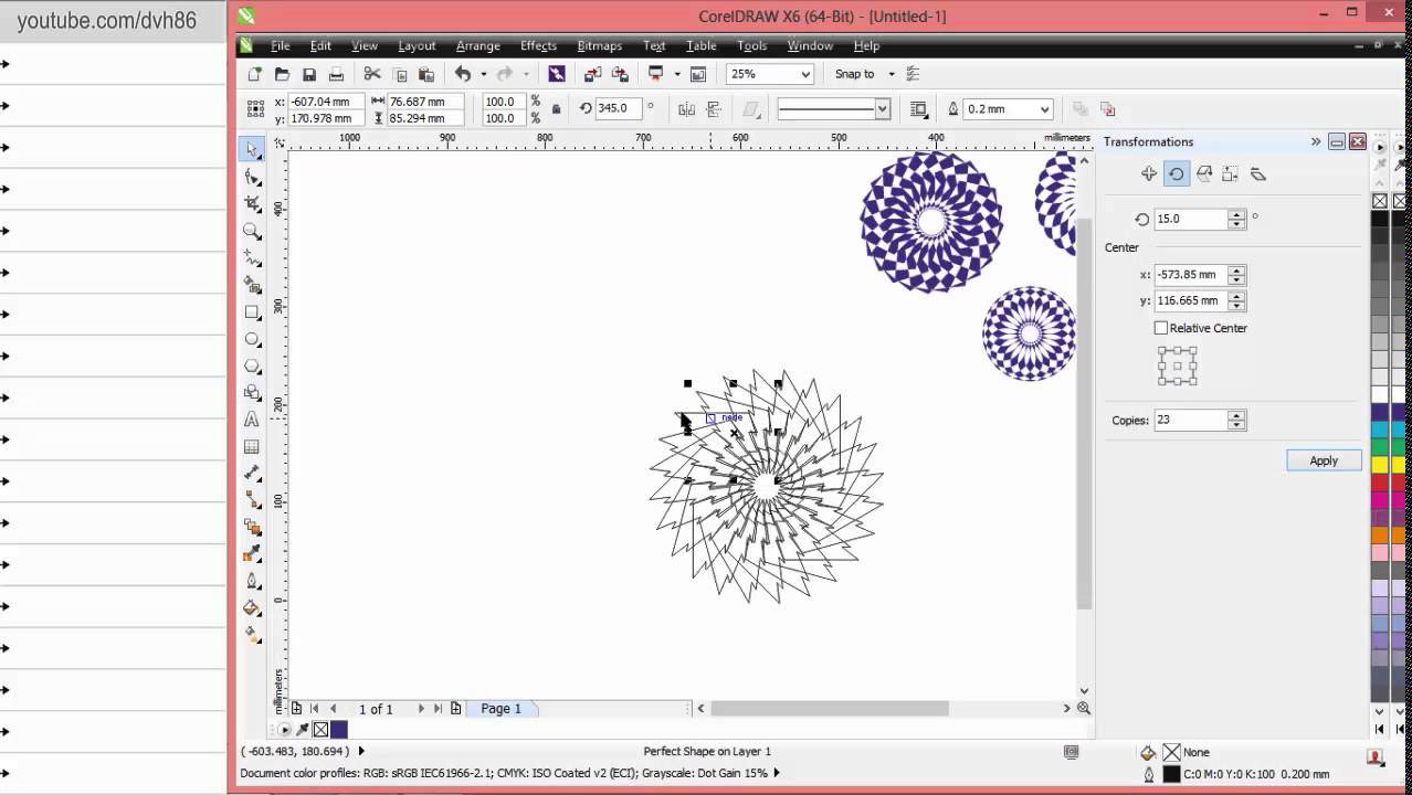 Cách làm chữ cong trong Corel đơn giản nhất