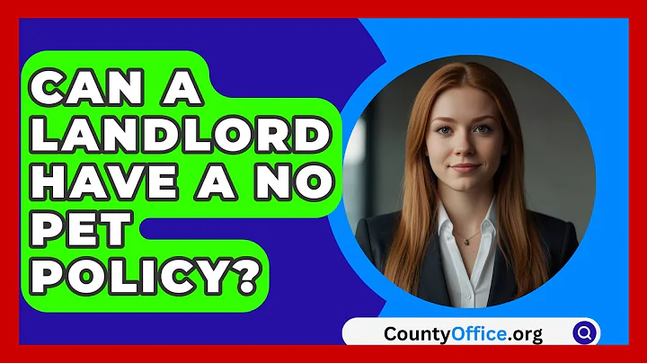 Can A Landlord Have A No Pet Policy? - CountyOffice.org