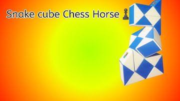 How to Make a Chess Horse with Snake Cube