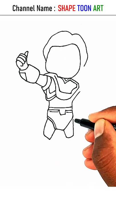 How to draw Vir the robot boy - #shorts #vir #robot #boy #virtherobotboy #drawing #cartoon #india