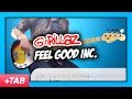 Gorillaz - Feel Good Inc. | Bass Cover with Play Along Tabs