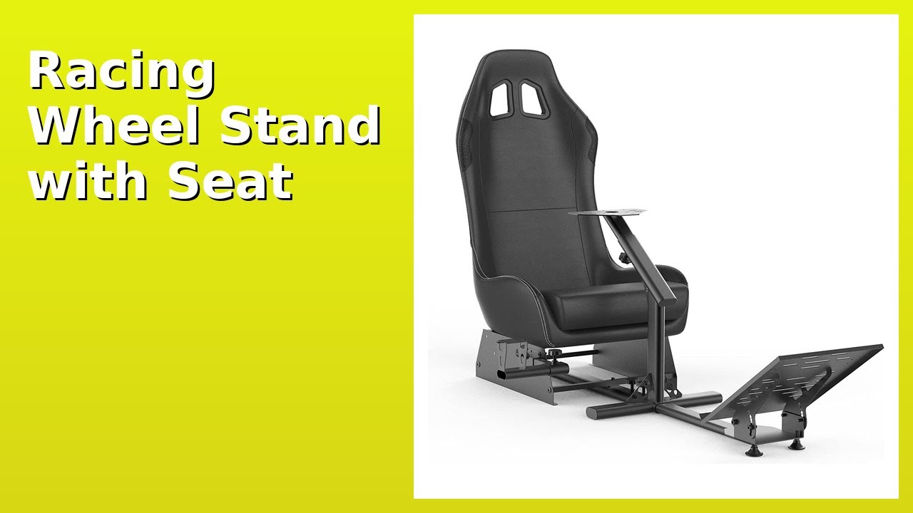 Wheel Stand Racing Events REVIEW (2026): Racing Wheel Stand with Seat. Features. - YouTube