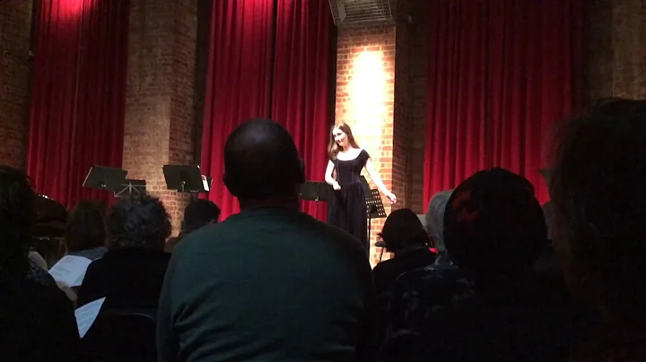 Ella Broome singing 'Un moto di gioia' by Mozart.