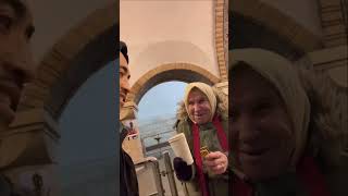 SAD truth in Ukraine and its CORRUPTION. Poor but happy grandma meets American #war #sad #corruption