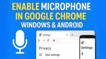 Microfoon inschakelen in Google Chrome (Windows en Android)