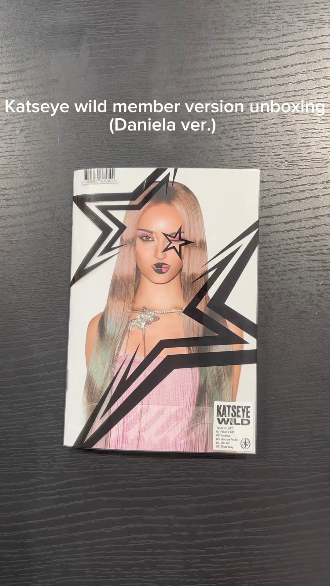 Katseye wild member version unboxing (Daniela ver.) #katseye
