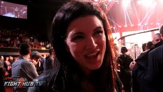 Gina Carano Ronda should do whatever she wants to do shes only 29