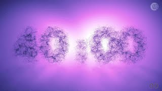 40-Minute Countdown with Soft Voice, Particle Animation & Ambient Effects