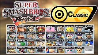 Super Smash Bros. Brawl | Classic Mode | All Characters | HD 60FPS