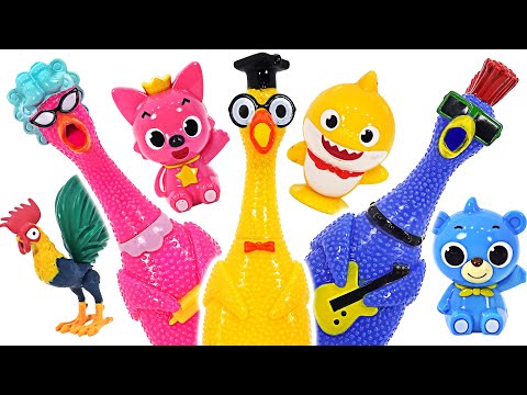 Baby Shark and Pinkfong are pink yellow <strong>blue</strong>! I have become a chicken! It&amp;#39;s <strong>amazing</strong> !