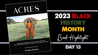 2023 Black History Month Book Spotlight | Acres (Day 13)
