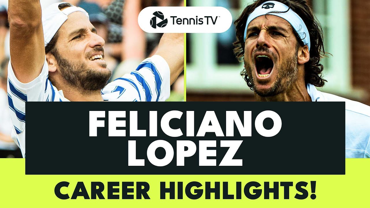 Feliciano Lopez: Brilliant Shots & Best Moments From 26-Year Playing Career!