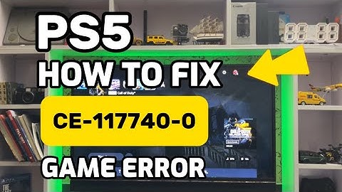 How To Fix PS5 CE-117740-0 The game may have an error