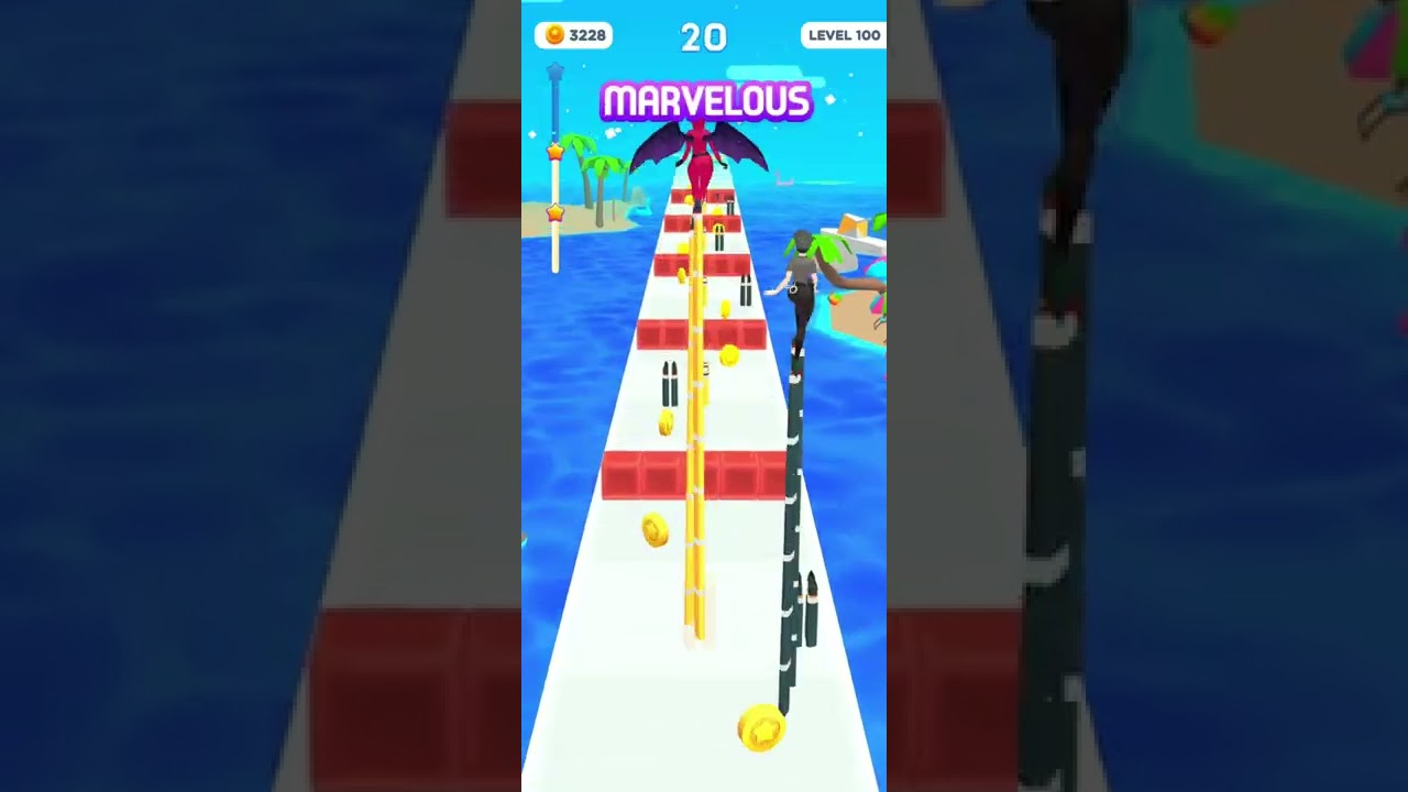 Dancing Race Squid Game skin Gameplay New Update Squid Game in Dancing Race All levels