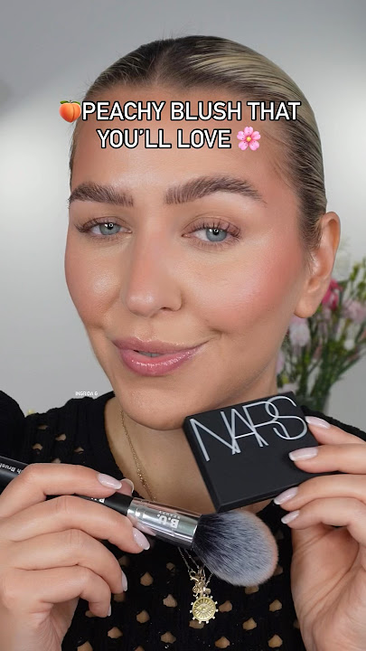 🍑NARS blush in orgasm edge 🤤🍑#nars #narsblush #blush #peachblush #summermakeup