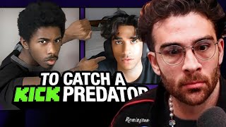 To Catch A KICK Predator | Hasanabi reacts to SomethingAboutChickens