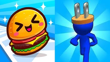 Food Run vs Plug Head Race - All Levels Gameplay Android iOS Ep1 