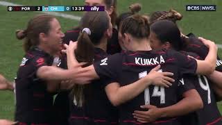 GOAL | Crystal Dunn fires a Hina Sugita pass into the net to add to lead | POR vs CHI