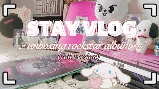 stay vlog ໒꒰ྀིっ˕ -｡꒱ྀི১ ~ unboxing ⋆樂⋆star album (roll version)