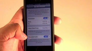 How To Set Up: Do Not Disturb On iOS 6