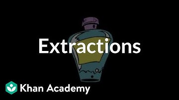 Extractions | Chemical processes | MCAT | Khan Academy
