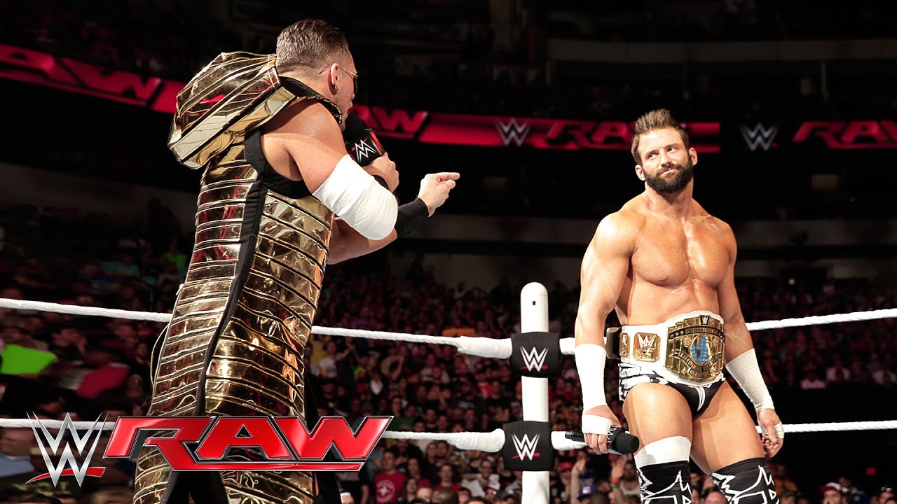 激レア クリスチャンラップ C.L. RYDERZ The Miz ruins new Intercontinental Champion Zack Ryder's Raw