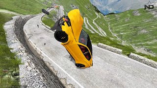 BeamNG Drive #6 - Thử Cho Các Loại Xe Chạy Tốc Độ Cao Trên Đường Đèo !! screenshot 2