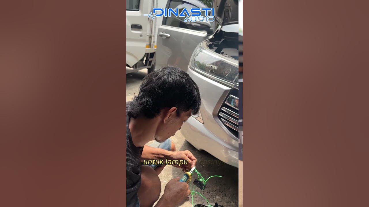 Laser Gun Vinyx di mobil Toyota Innova berikut hasilnya #automobile #audiomobil #smartphone